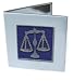 Scales of Justice Double Mirror Compact