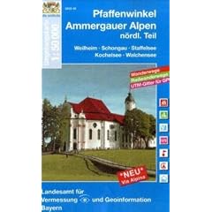 Pfaffenwinkel - Staffelsee 1 : 50 000 (UK 50-49): Weilheim . Schongau . Staffelsee . Kochelsee . Walchensee
