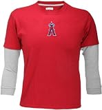 Los Angeles Angels of Anaheim Youth Layered Long Sleeve Danger Tee