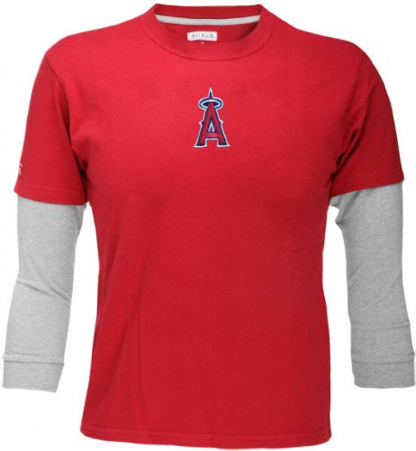 Los Angeles Angels of Anaheim Youth Layered Long Sleeve Danger Tee