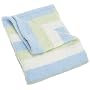 Carters Super Cozy Striped Blanket, Blue