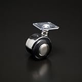 e-kanamono 双輪キャスター プレートタイプ ストップ無 40mm