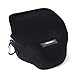 MegaGear ''Ultra Light'' Neoprene Camera Case Bag with Carabiner for Nikon 1 J4, Nikon 1 J5 with 10-30mm (Black)