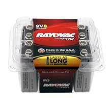 Rayovac AL9V-8 UltraPRO Alkaline 9V Batteries, 8-Pack