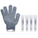 Christian Dior Plasticity Body Beautifying Micro-Peel 4 x 20ml/0.68oz Foaming Exfoliator + Micro-Abrasive Glove