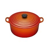 Le Creuset ココット・ロンド 22cm オレンジ