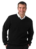 RUSSELL COLLECTION MENS V NECK PULLOVER JUMPER