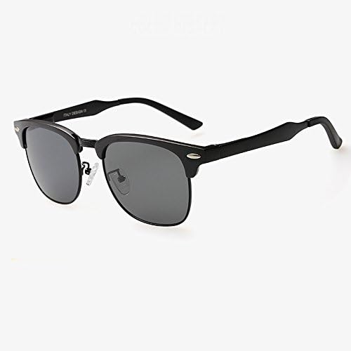 Trend Men Polarized Driving Fishing Classic All-match Sunglasses SUN022 Silver+Blue