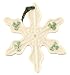 Belleek Snowflake Ornament
