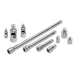Craftsman 10 pc socket accessory set - 1/4, 1/2 & 3/8 Drive 9-42351 by Craftsman