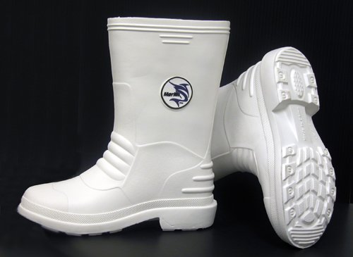 Marlin White Boots Size: 8