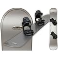 GPO SNOWBOARD-Set "SILVER" mit Softbindung 158 cm