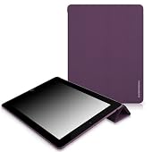 CaseCrown Omni Cover Case (Purple) for iPad 4th Generation with Retina Display, iPad 3 & iPad 2 (Built-in magnet for sleep / wake feature)