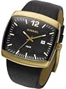 Diesel Gents DZ1205 Black Leather Strap With Black Dial Date Function