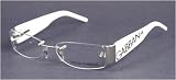 AUTHENTIC DOLCE & GABBANA D&G DG 1102 062 SILVER METAL RIMLESS WITH WHITE TEMPLES EYEGLASSES