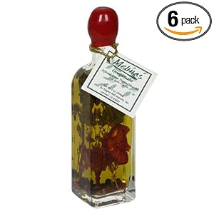Melina's Oreganato Infused Extra Virgin Olive Oil, 2-Ounce Mini-Glass Bottle (Pack of 6) by Melina's
