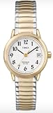 Timex #T2H381 Women's Two Tone Expansion Band Easy Reader Indiglo Watch