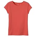 Girls' Cherokee&reg; Short-sleeve Ultimate Tee - Bright Coral