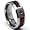 8MM Tungsten Carbide Ring LIGHT RED RUBY STONE .050 Carat & BLACK/ RED Carbon Fiber Inlay Wedding Band Size 12