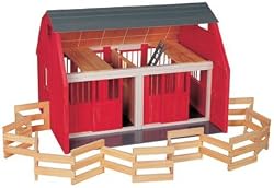 Large Barn with Corral - Red
