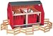 Large Barn with Corral - Red