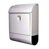 Jago BRK-03 Briefkasten Edelstahl ca. 39x46x13cm mit Zeitungsfachvon "Jago"