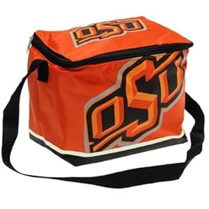 Oklahoma State Cowboys NCAA Big Logo Zippered Lunch Bag