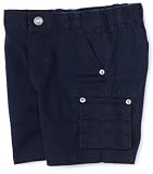 Flapdoodles Solid Twill Cargo Pocket Short