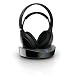 Philips SHD8600 Digitaler HiFi-Funkkopfh�rer (flexibler B�gel, CD Qualit�t mit digitaler 2,4 GHz �bertragung, rauschfrei) schwarz
