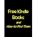 Free Kindle Books and How to Find Them