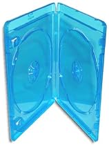 Double BLU-RAY Case with Moulded Blu-Ray Logo 10-Pak