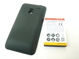 LG ESTEEM / Bryce MS910 Extended Capacity 3600mAh Li-Ion Battery + Black Battery Door Cover ~ Mobile Phone Repair Parts Replacement