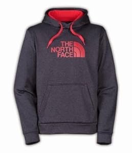 The North Face Surgent Hoodie Men's Asphalt Grey Heather/TNF Red L
