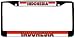 Indonesia Indonesian Flag Black License Plate Frame Metal Holder