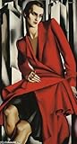 IMAGE OF Hand Made Oil Reproduction - Tamara de Lempicka - 32 x 60 inches - Portrait de Mrs. Bush