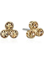 Fossil Glitz Dot Stud Earrings