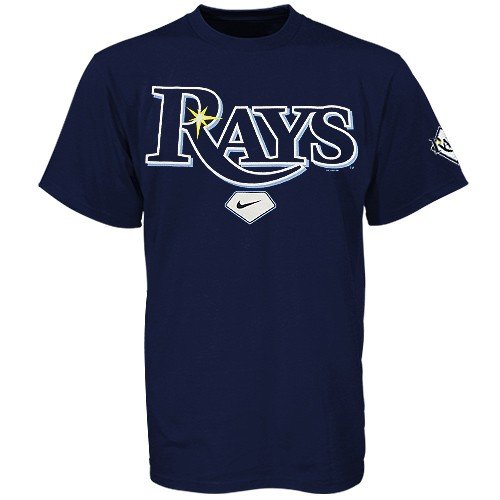 Nike Tampa Bay Rays Navy Blue 2008 Practice T-shirt