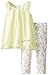 Calvin Klein Baby-Girls Infant Yellow Tunic with Printed Leggings