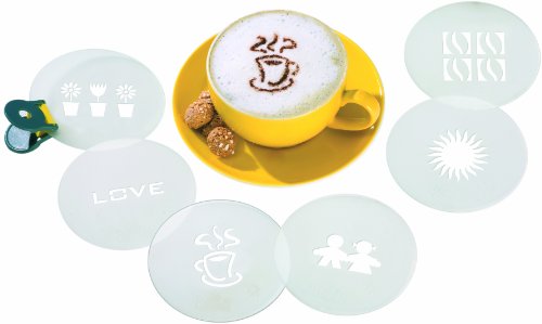 Birkmann 450066 Cappuccino-Schablonen in Dose, &oslash; 9.5 cm, 6 Motive Preisvergleich