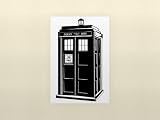 Phone Booth Tardis Doctor Who - Police Box Vinyl Wall Art Decal Stickers Decor Graphics