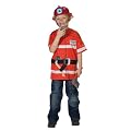 T-Shirt Kinder Feuerwehr Uniform Kost�m Spieleshirt 116