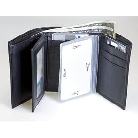 Front Pocket Leather Trifold Wallet