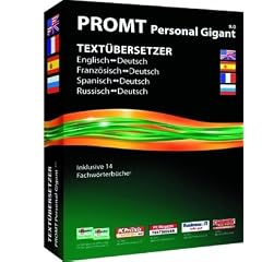 @promt Personal 9.0 Gigant Deutsch, Englisch, Franz�sisch, Spanisch, Russisch