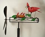 Blue HandWorks Cardinal & Nest Whirligig