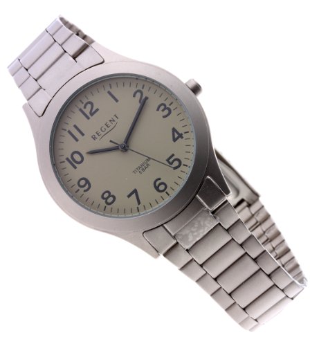 REGENT Uhr Titan klassische HERRENUHR