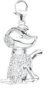 14k Gold Diamond Puppy Charm (1/10 cttw)