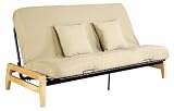 Serta PS Juniper Full Futon Mattress, Khaki