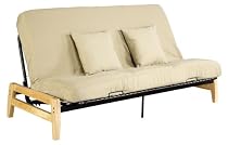 Serta Redbud Queen Futon Mattress, Khaki