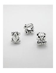 Frog Bead In 92.5 Sterling Silver
