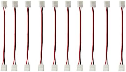 10pcs PCB Connector Adapter 10mm For 5050 Single Color LED Light Connect To Strip